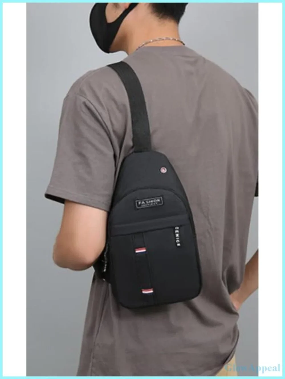 Adjustable Shoulder Backpack Messenger Bag Portable Chest Bag Outdoor Hiking